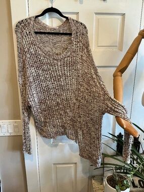 Melrose and market  asymmetrical sweater in plus size 3X